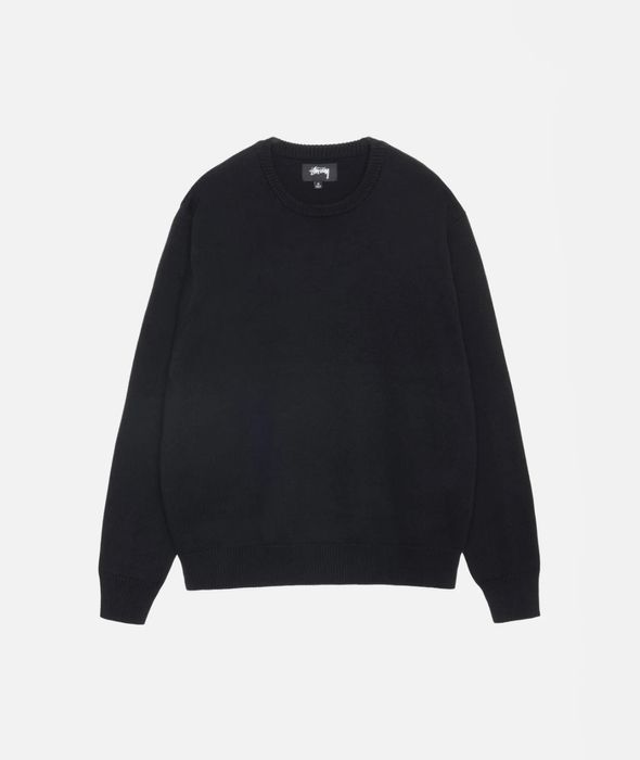 Vintage Stussy Authentic Workgear Sweater Black | Grailed