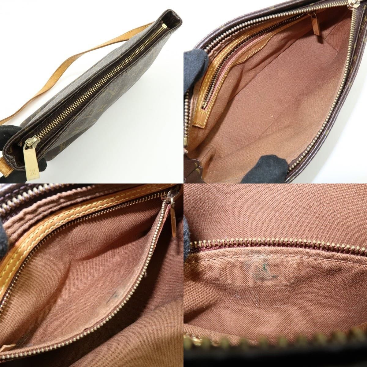 Louis Vuitton Louis Vuitton Monogram Trotteur Canvas Shoulder Bag Brown Size ONE SIZE - 7 Thumbnail