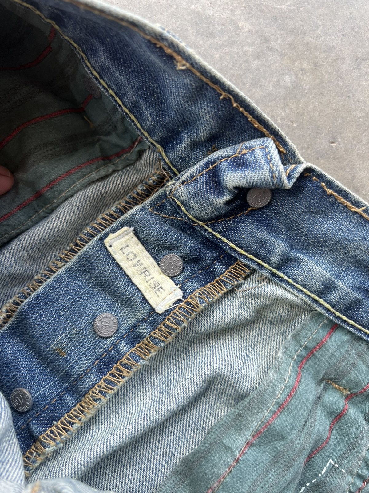 Abercrombie & Fitch × If Six Was Nine × Japanese Brand 💥Flare💥Vintage Abercrombie & Fitch Distress Jean Size US 31 - 20 Thumbnail
