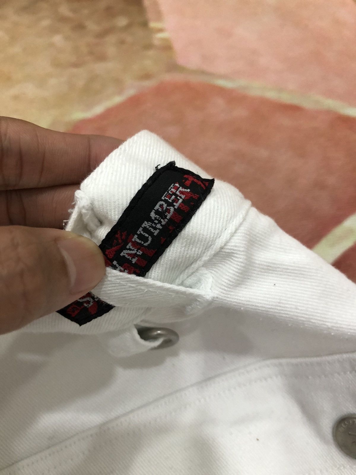 Japanese Brand Slash Number Multipocket Tactical Cargo White Pants Size US 28 / EU 44 - 16 Thumbnail