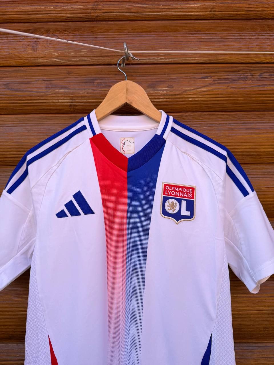 Adidas Olympique Lyonnais Lyon 2024 France Soccer Jersey Size S Size US S / EU 44-46 / 1 - 2 Thumbnail