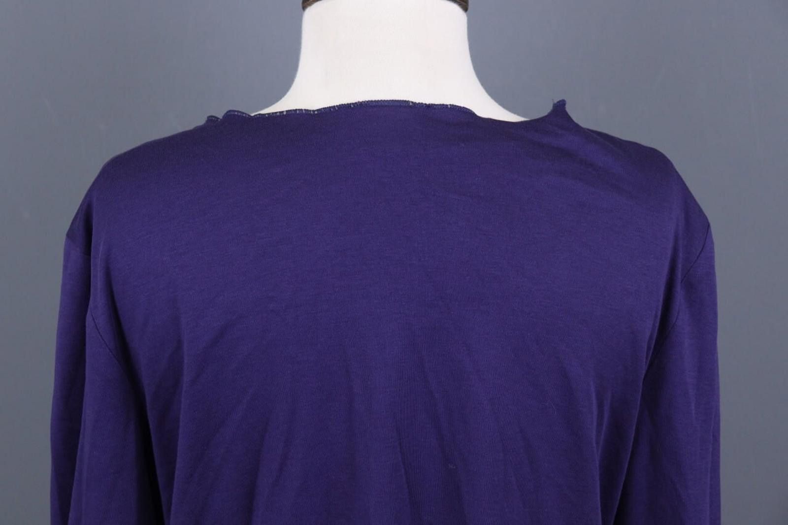 Designer PERUVIAN CONNECTION Purple Pima Shirt Blouse Size XL Size XL / US 12-14 / IT 48-50 - 8 Thumbnail
