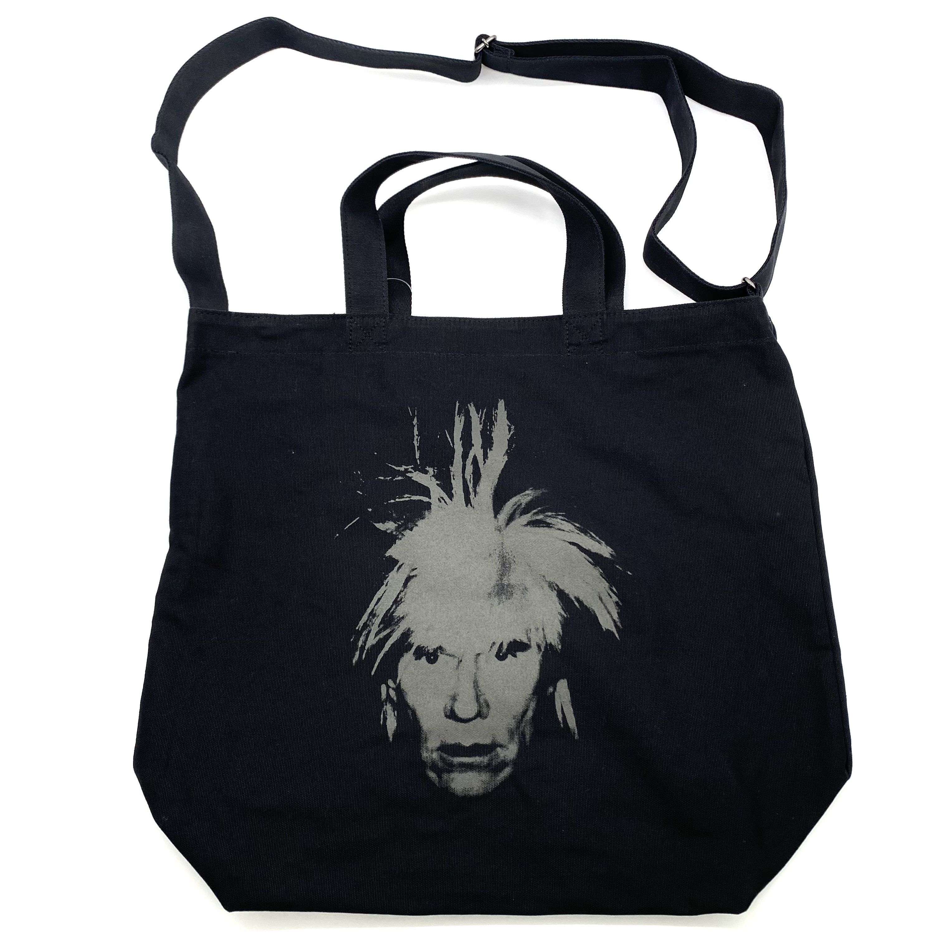 Andy Warhol × Japanese Brand × Kaws KAWS + Warhol 2Way Tote Bag Black Size ONE SIZE - 2 Thumbnail