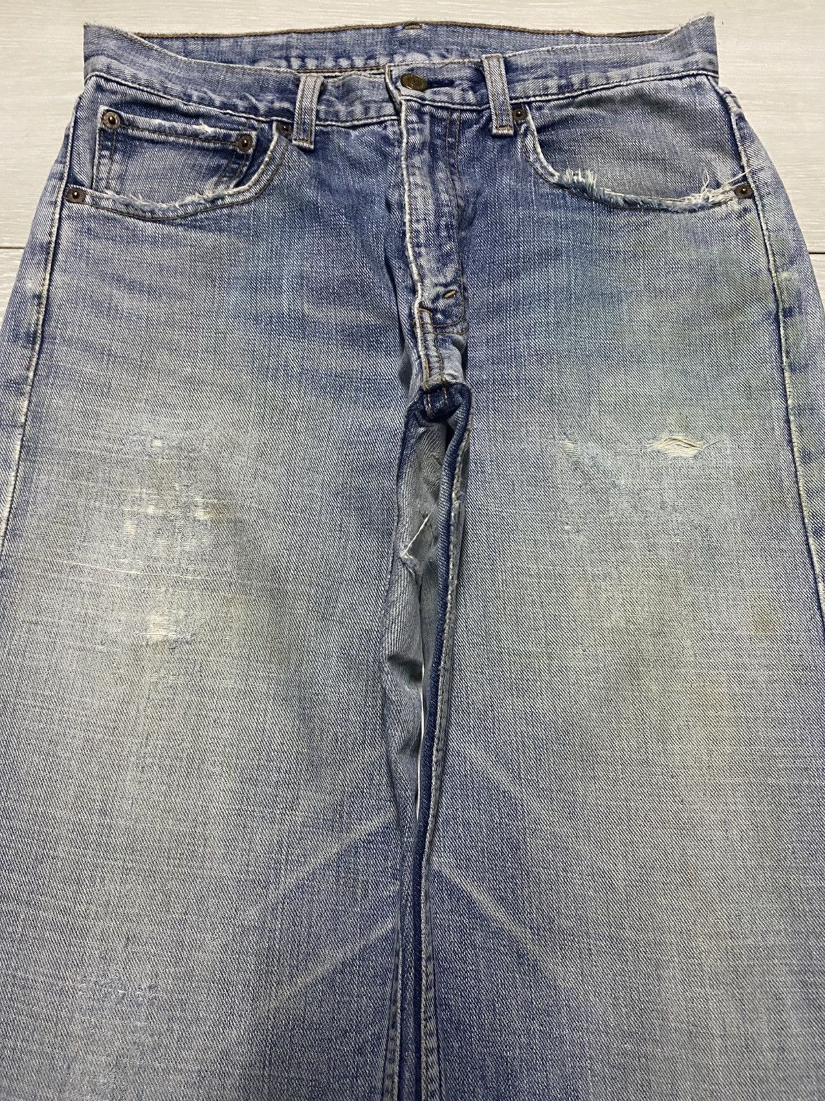 Levi's Vintage Levis Japan Faded Wash Distressed Baggy Jeans Size US 30 / EU 46 - 3 Thumbnail