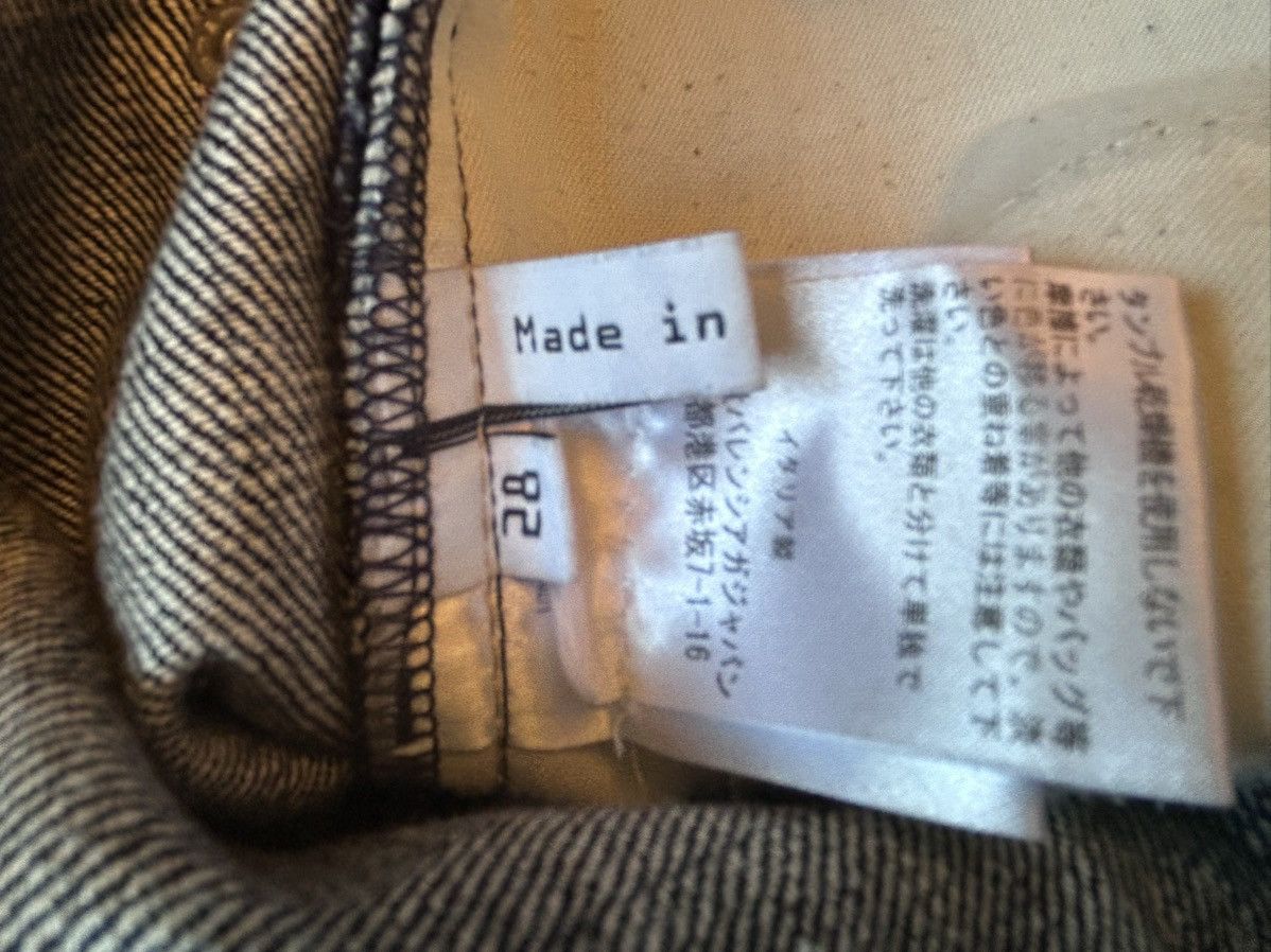 Balenciaga Balenciaga Raw Denim 2010's Skinny Jeans Size US 29 - 5 Thumbnail