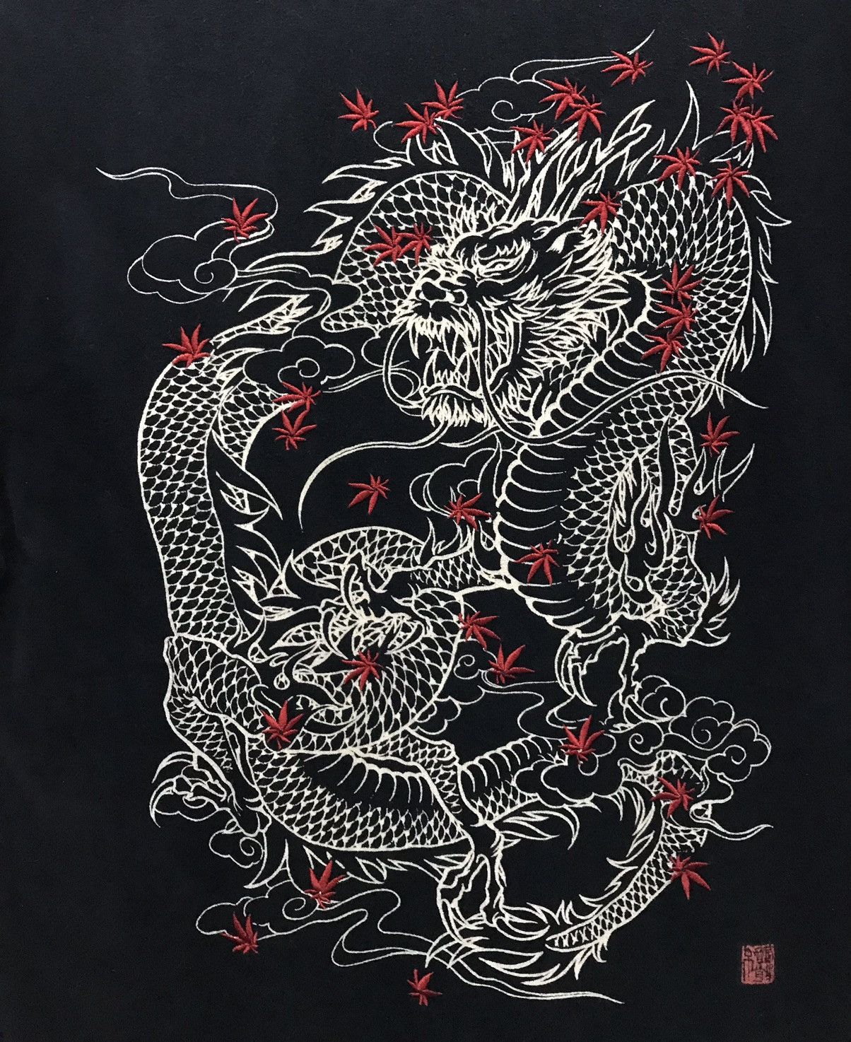 Japanese Brand × Vintage Vintage Japanese Dragon Sukajan Long Sleeve Shirt Size US L / EU 52-54 / 3 - 3 Thumbnail