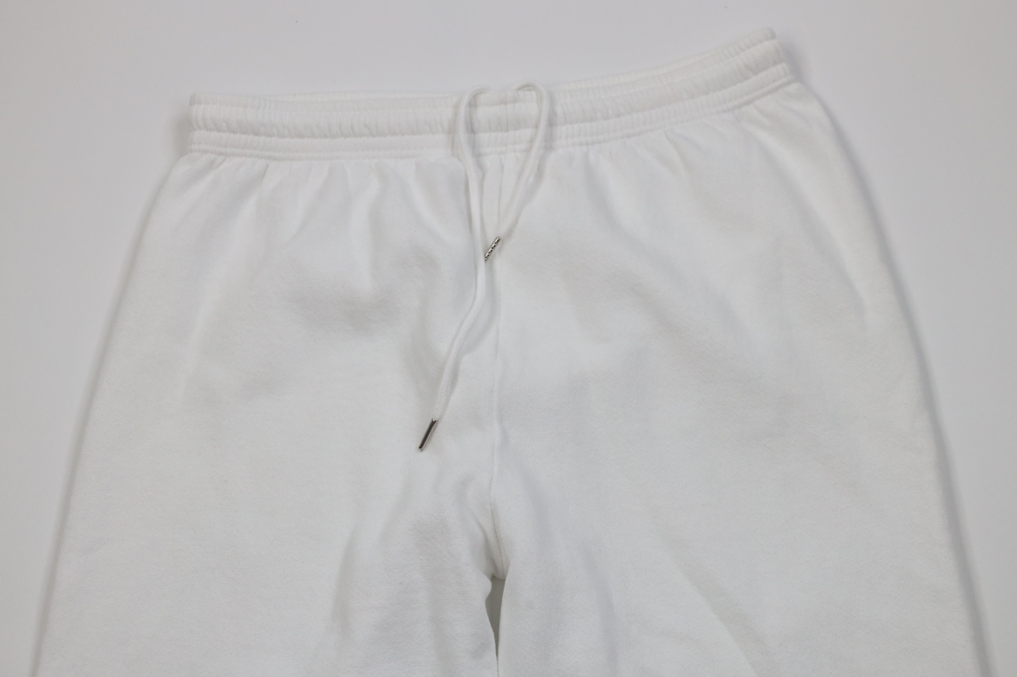 Vintage Vintage 90s Streetwear Blank Sweatpants Pants White USA Size 32" / US 10 / IT 46 - 2 Thumbnail