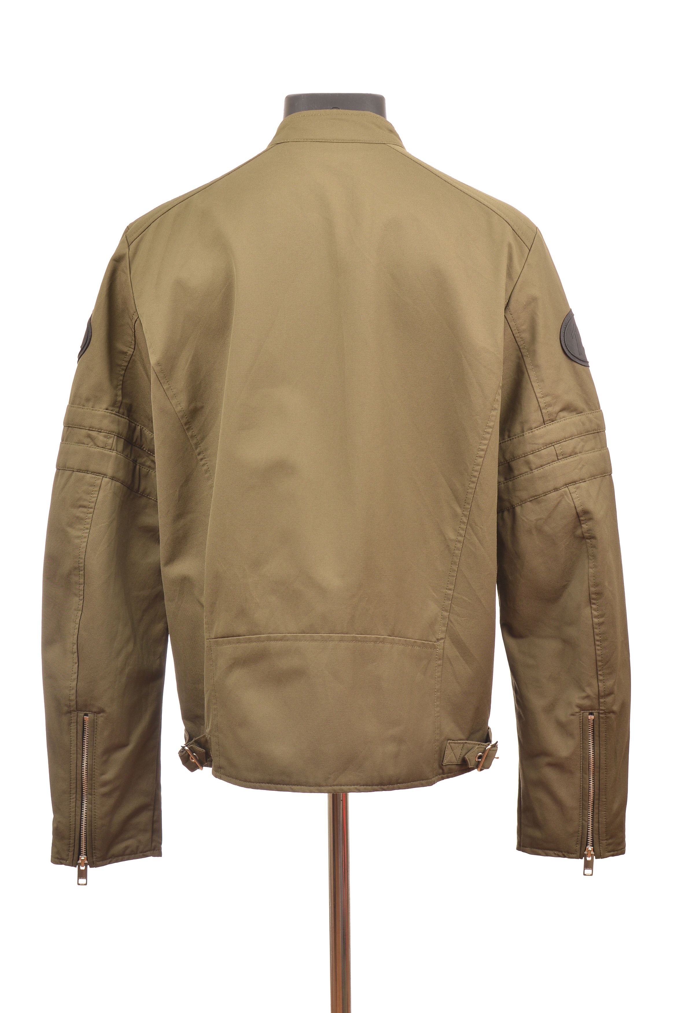 Diesel Diesel J-Glory Green Full-Zip Biker Jacket Size US L / EU 52-54 / 3 - 5 Thumbnail
