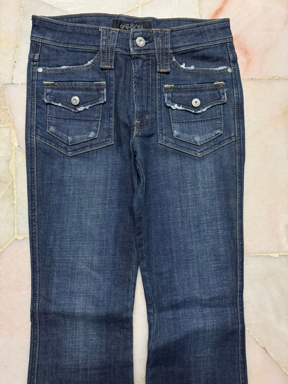 Japanese Brand VINTAGE 2000s 00-LA-LA BUSHPANTS BELL BOTTOM Size US 26 / EU 42 - 5 Thumbnail
