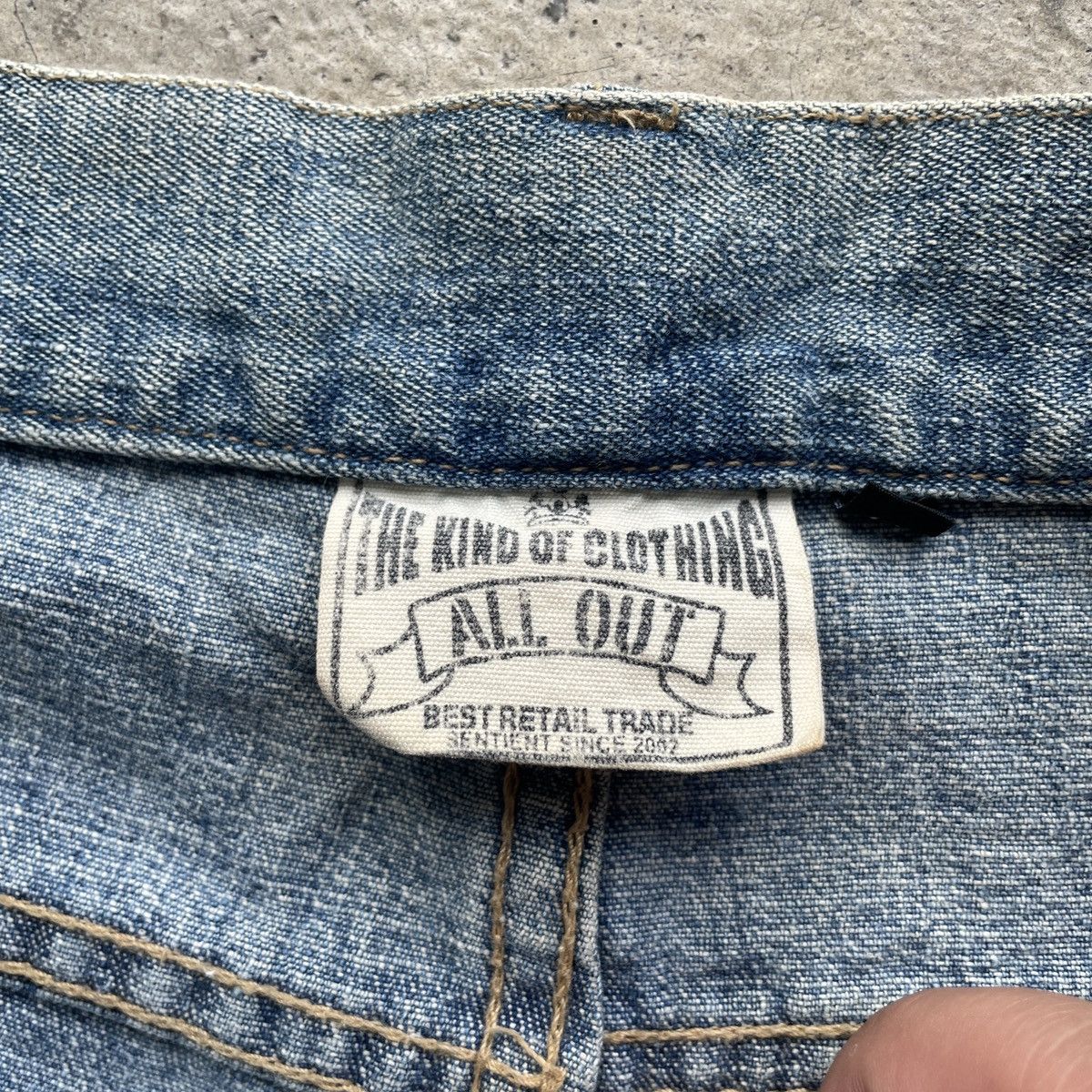 Japanese Brand Vintage Distressed Japanese Rare Faded Jeans Denim Pants W32 Size US 32 / EU 48 - 6 Thumbnail