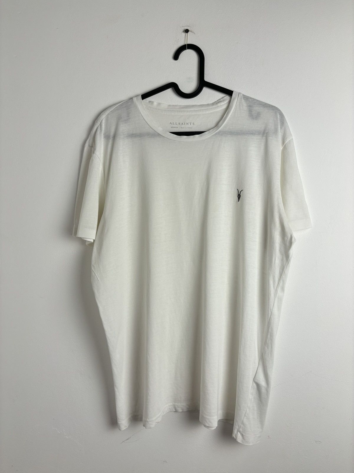 Allsaints Allsaints Logo Singlestitch White Tee Size US M / EU 48-50 / 2 - 1 Thumbnail
