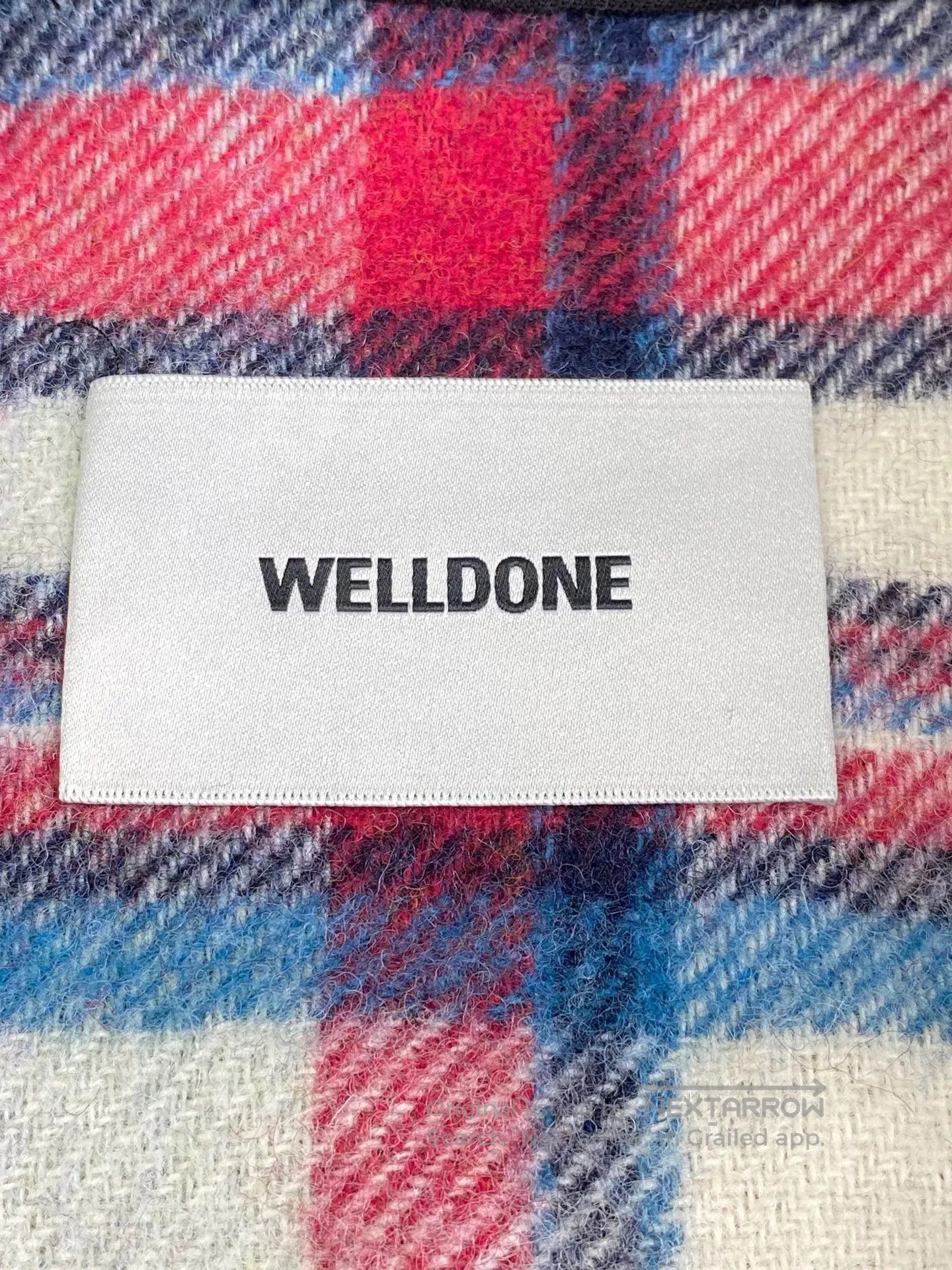 WE11DONE we11done plaid fleece half-zip jacket. Size US M / EU 48-50 / 2 - 7 Thumbnail