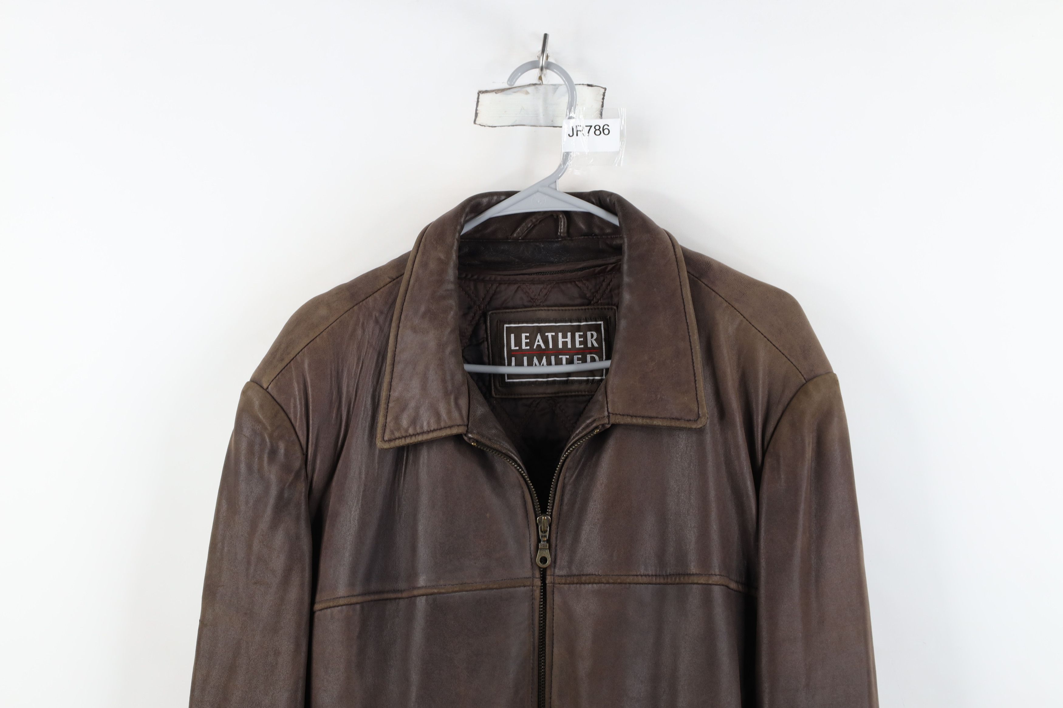 Vintage Vintage 90s Streetwear Leather Trench Coat Jacket Brown Size US XL / EU 56 / 4 - 2 Thumbnail