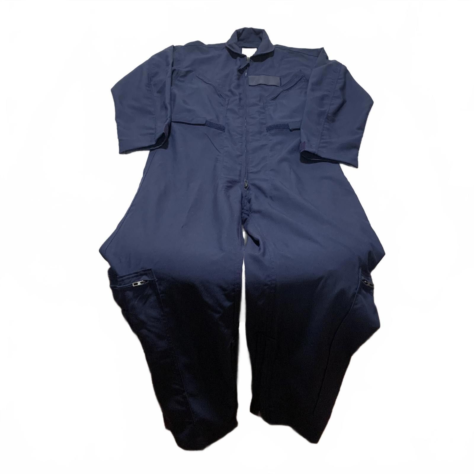 RJ Textiles Men's 42R Navy Blue Work Coverall Jumpsuit