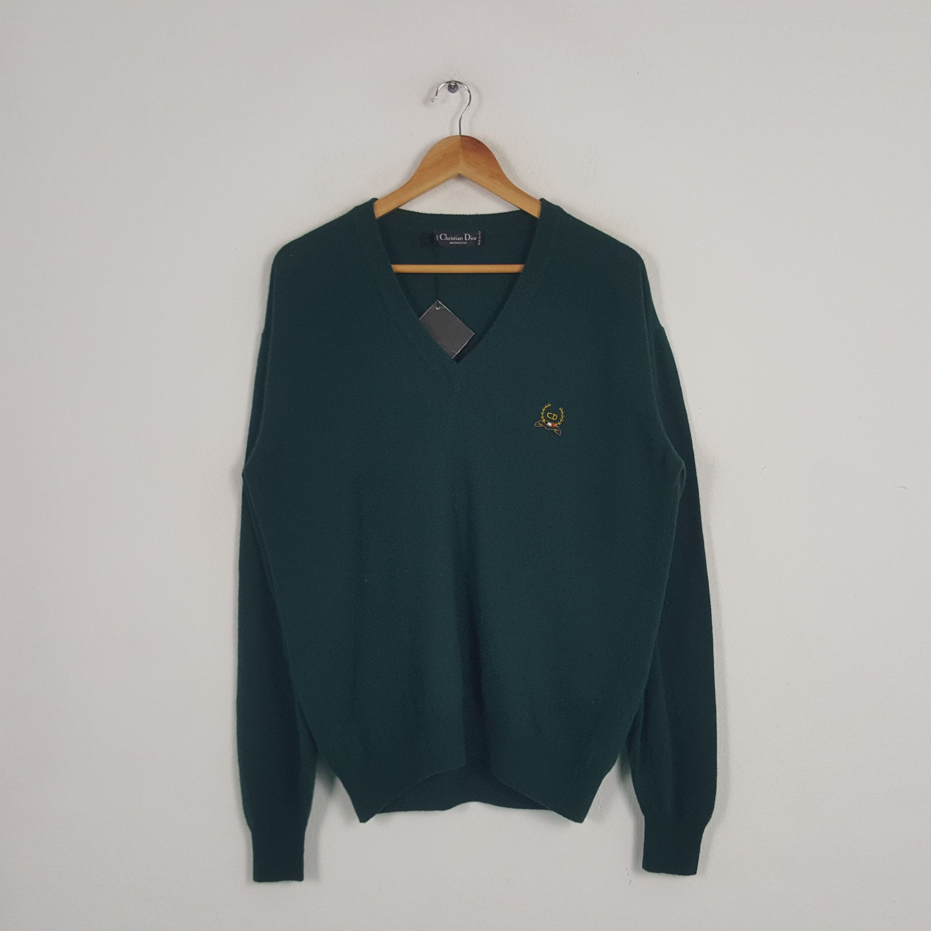 Christian Dior Monsieur × Vintage Vintage Christian Dior Monsieur Italian Brand Sweatshirt Size US L / EU 52-54 / 3 - 1 Thumbnail
