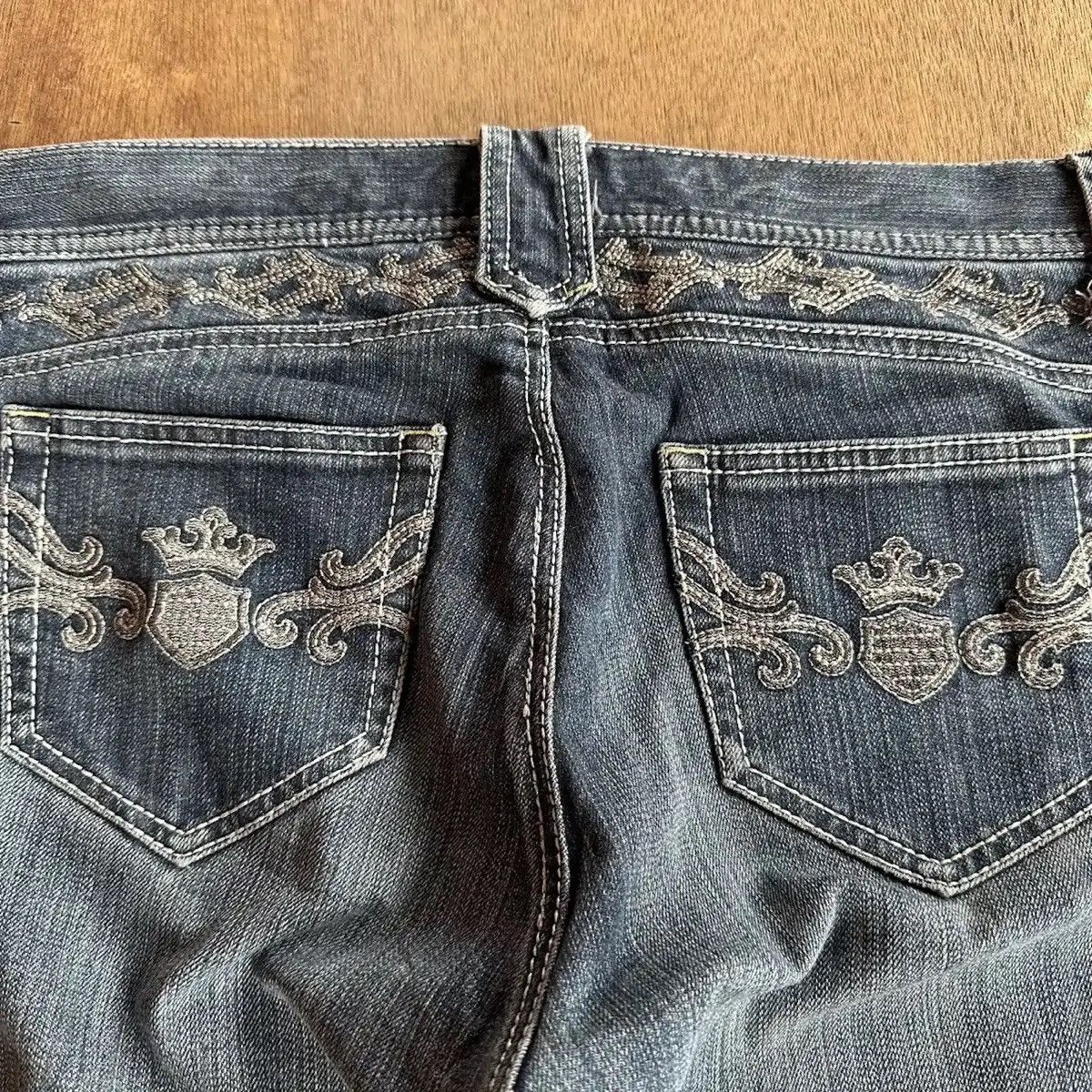 Japanese Brand FLARE/BOOTCUT💥VINTAGE ORIRIN JEANS BIG STITCH DENIM PANTS Size US 31 - 16 Thumbnail
