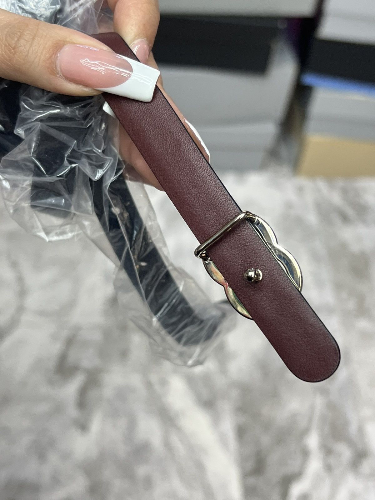 Chanel Chanel Reversible Leather Belt Size ONE SIZE - 4 Thumbnail