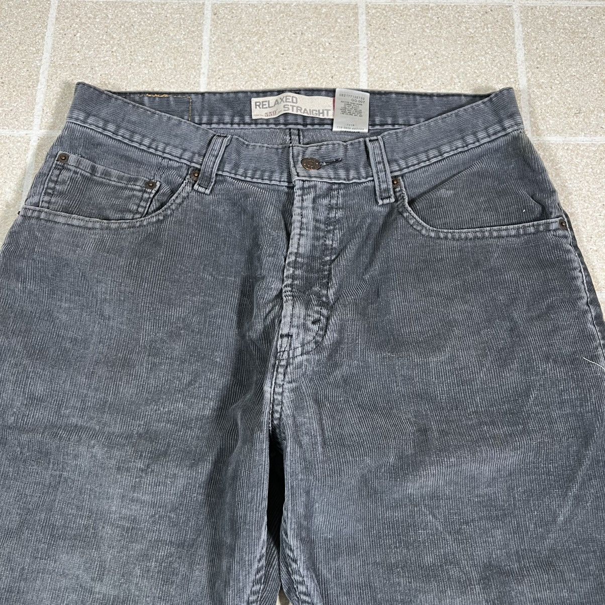 Levi's Vintage Levi’s 559 Pants 30x30 Gray Corduroy Y2K grunge Size US 30 / EU 46 - 5 Thumbnail