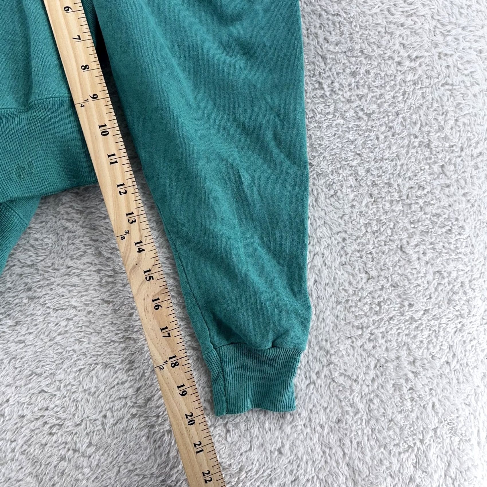 Vintage VINTAGE Kings of Windsor Sweatshirt XS Green London 90s Crewneck Mens City England Ben Big Ben Corded Cotton Polyester Fleece Solid Pullover Size US XS / EU 42 / 0 - 6 Thumbnail