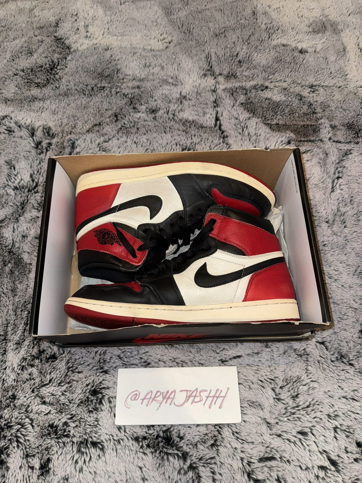 Jordan Brand Jordan 1 Retro High Bred Toe Size US 11 / EU 44 - 1 Thumbnail