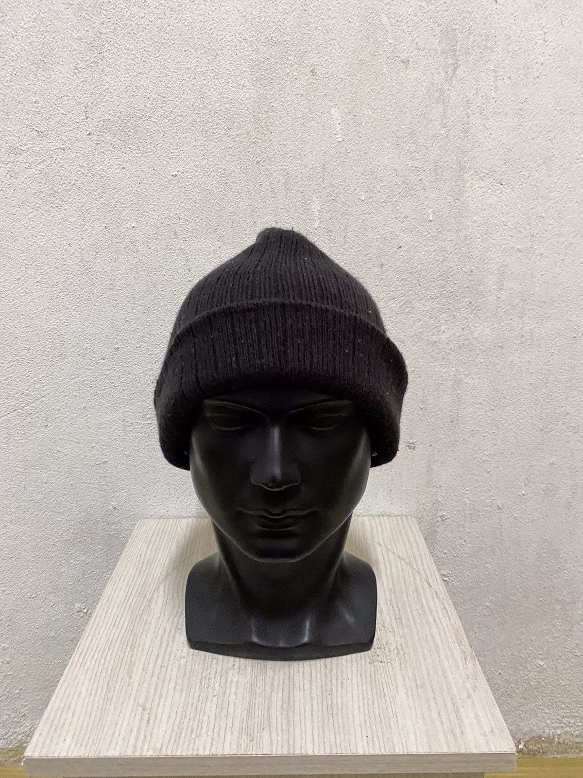 Japanese Brand Time Tru Plain Beanie Hat Size ONE SIZE - 2 Thumbnail