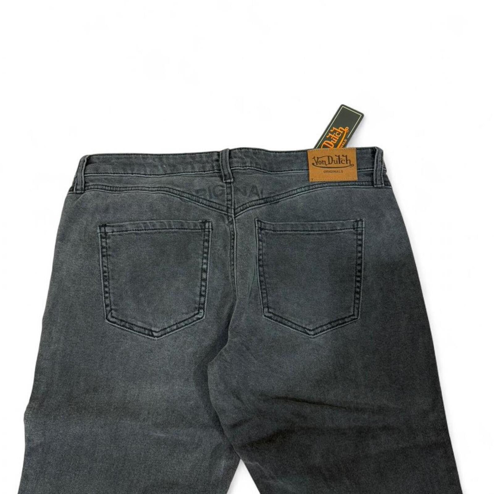 True Religion Von Dutch grey patchwork bootcut denim jeans Size 32" / US 10 / IT 46 - 7 Thumbnail