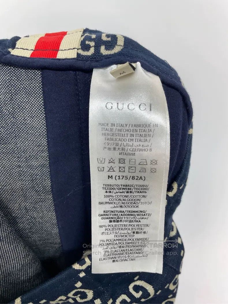 Gucci Gucci SizeM Blue printed school uniform pants Size US 31 - 4 Thumbnail