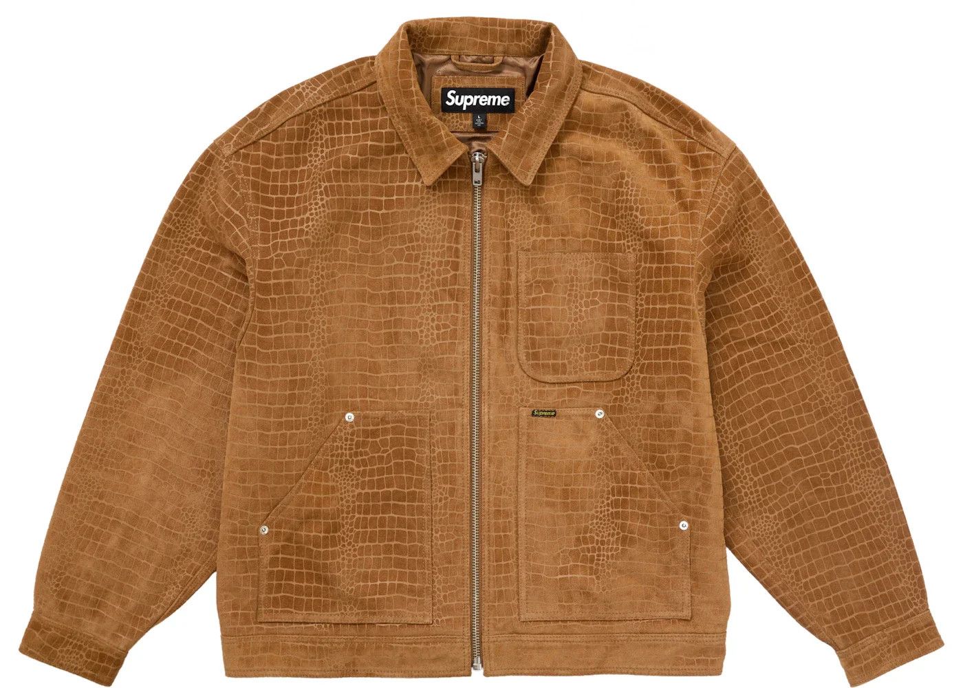 Supreme o1tko10426 Suede Work Jacket in Brown Size US M / EU 48-50 / 2 - 1 Thumbnail