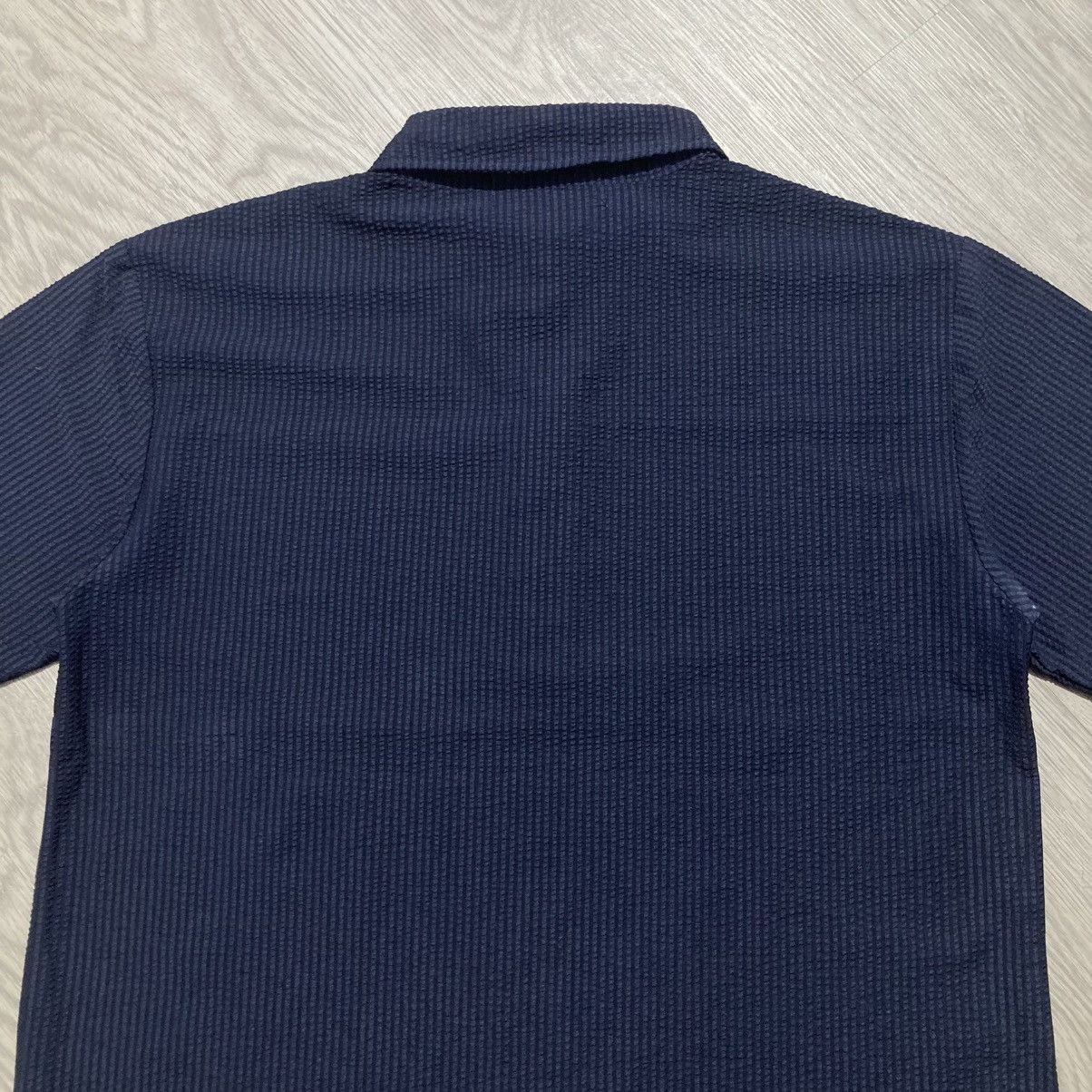 Issey Miyake 2000s Creation Cube Waffle Halfbutton Shirt Designer 2 Tone Size US M / EU 48-50 / 2 - 9 Thumbnail