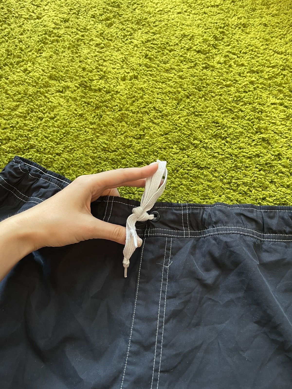 Nike × Vintage Nike 2000s vintage cargo swim shorts swoosh logo Y2K Size US 36 / EU 52 - 3 Thumbnail