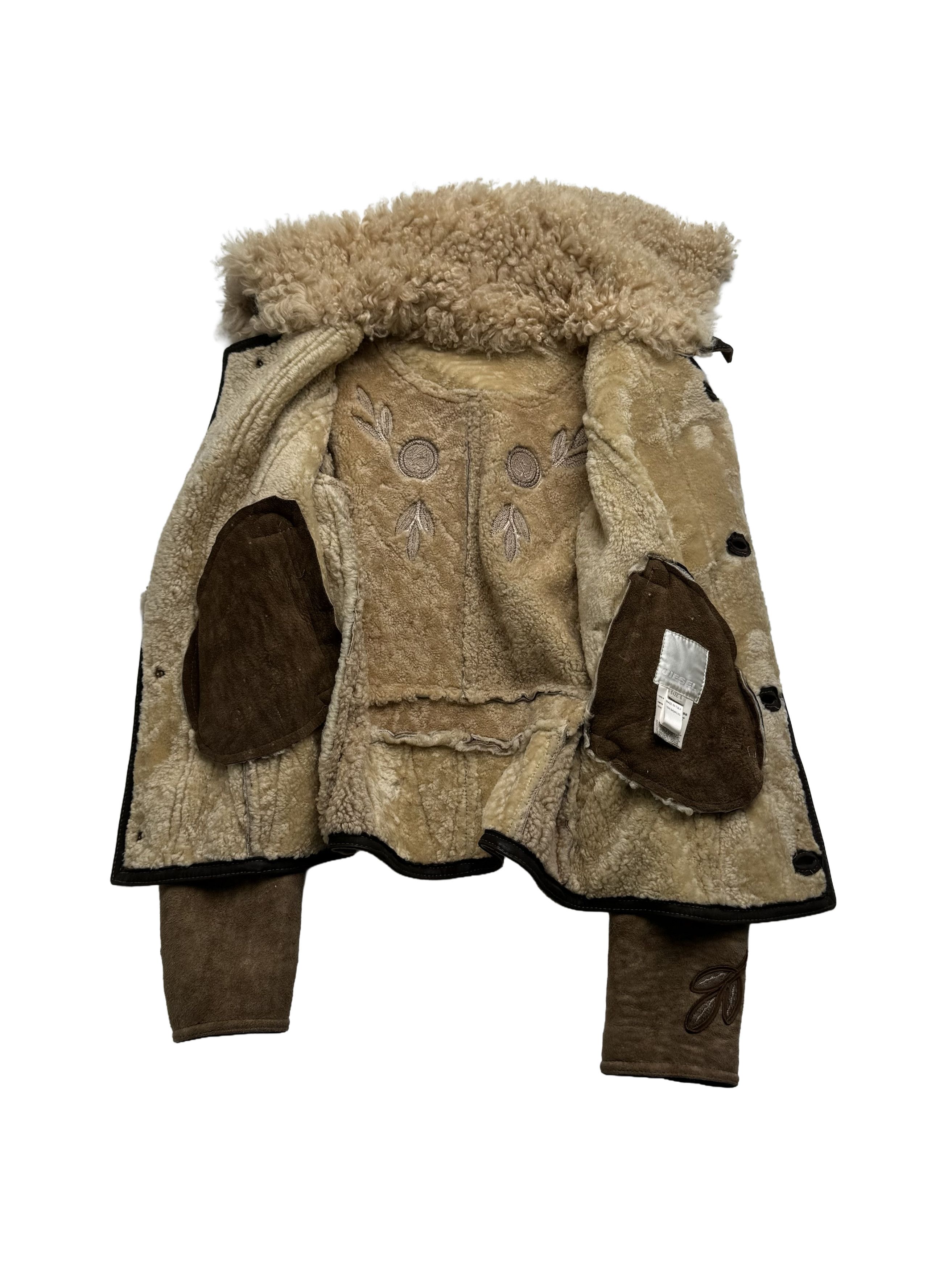 Diesel Diesel Vintage Real Shearling Cropped Jacket Size S / US 4 / IT 40 - 12 Thumbnail