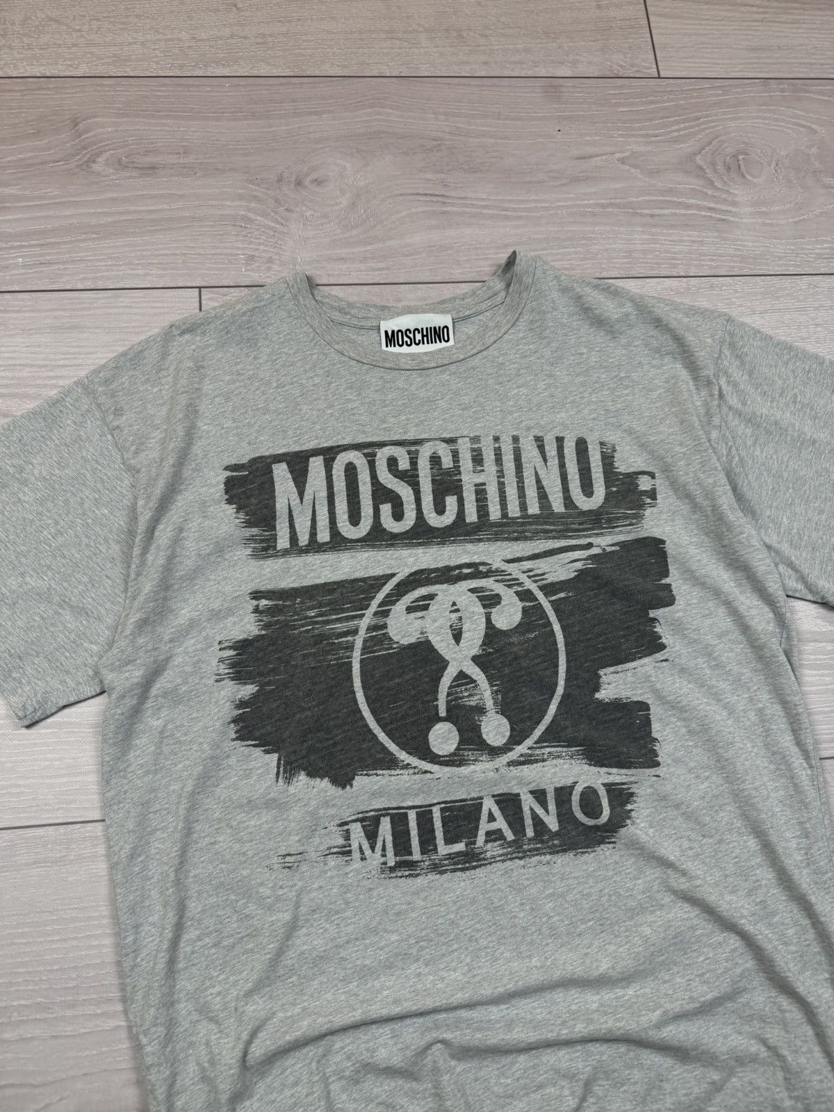 Moschino Moschino Couture Milano Big Logo T shirt Size US XL / EU 56 / 4 - 3 Thumbnail