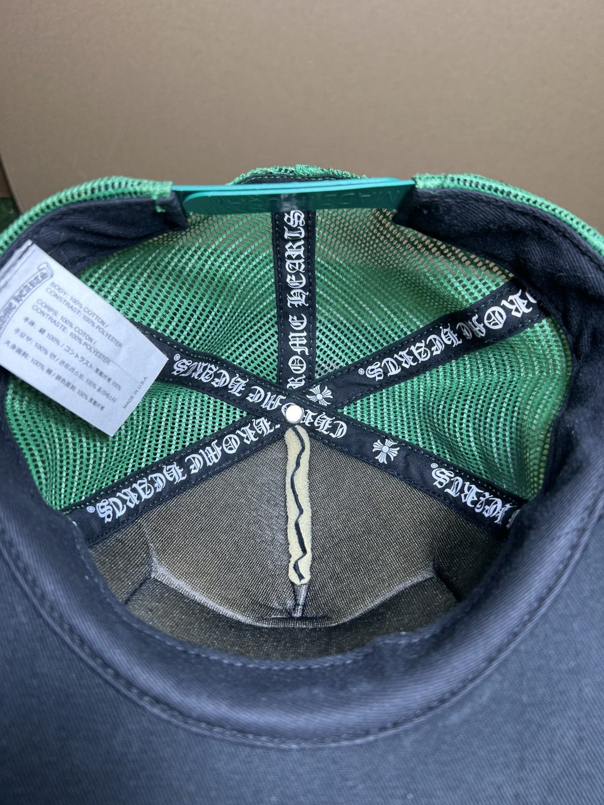 Chrome Hearts Chrome hearts Hollywood trucker black green Size ONE SIZE - 7 Thumbnail