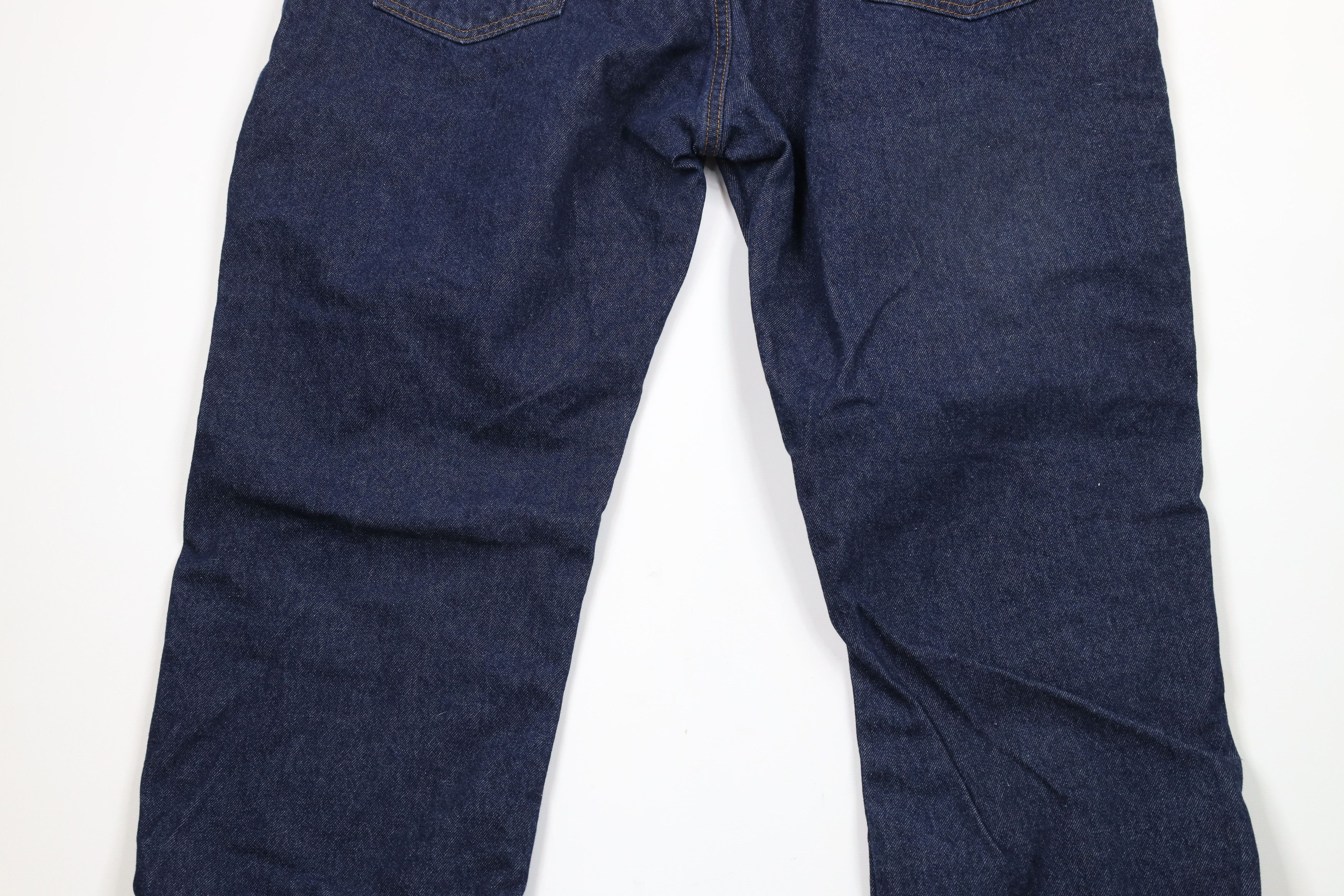 Dickies × Vintage Vintage Dickies Flannel Lined Relaxed Fit Denim Jeans Indigo Size US 40 / EU 56 - 12 Thumbnail