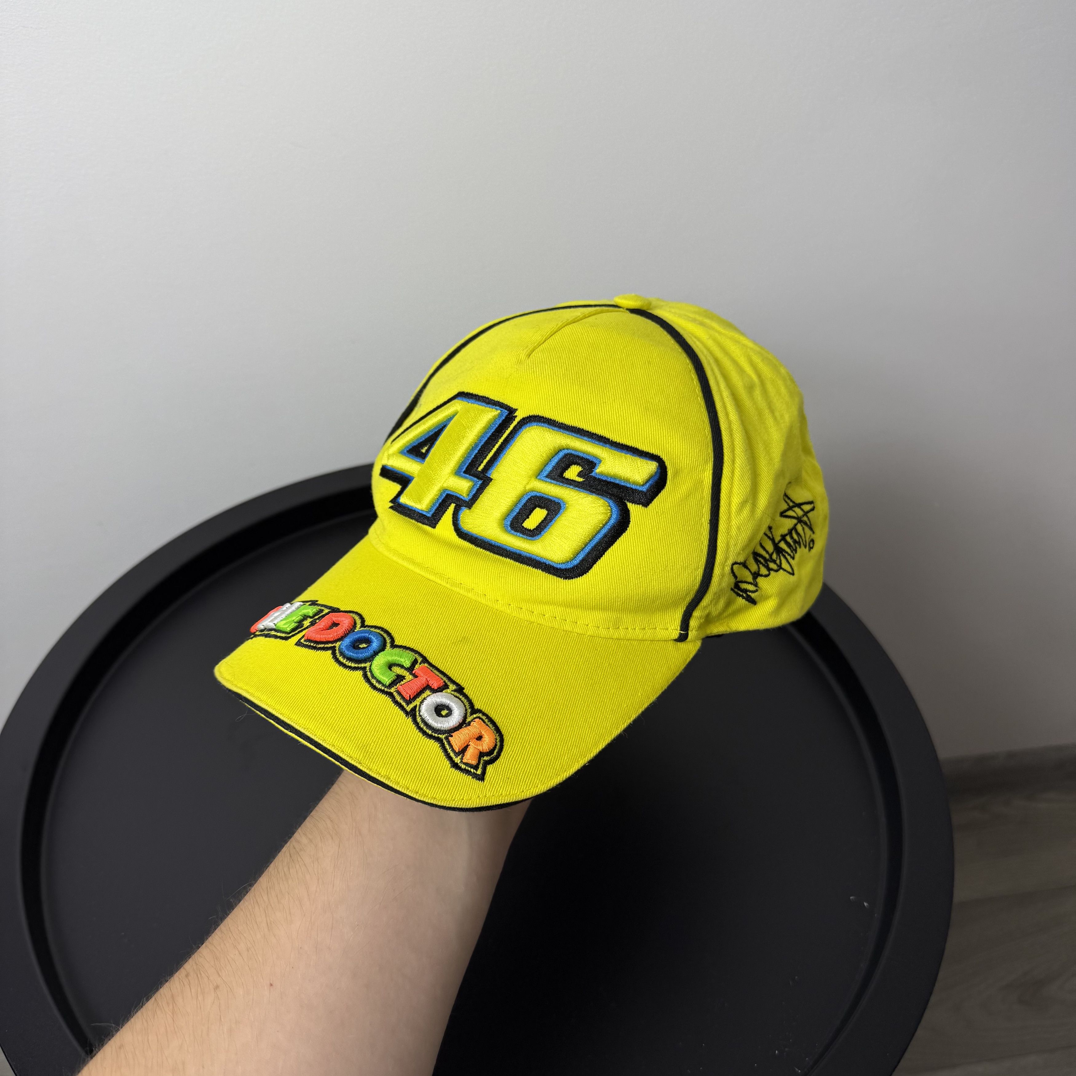 Vintage 46 The Doctor Valentino Rossi Racing Yellow Baseball Cap Hat Size ONE SIZE - 5 Thumbnail