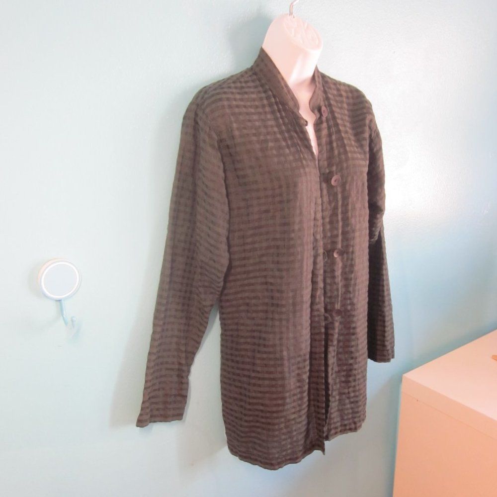 Habitat Cut Loose Dark Green Silk Tunic Womens Size XS Size XS / US 0-2 / IT 36-38 - 11 Thumbnail