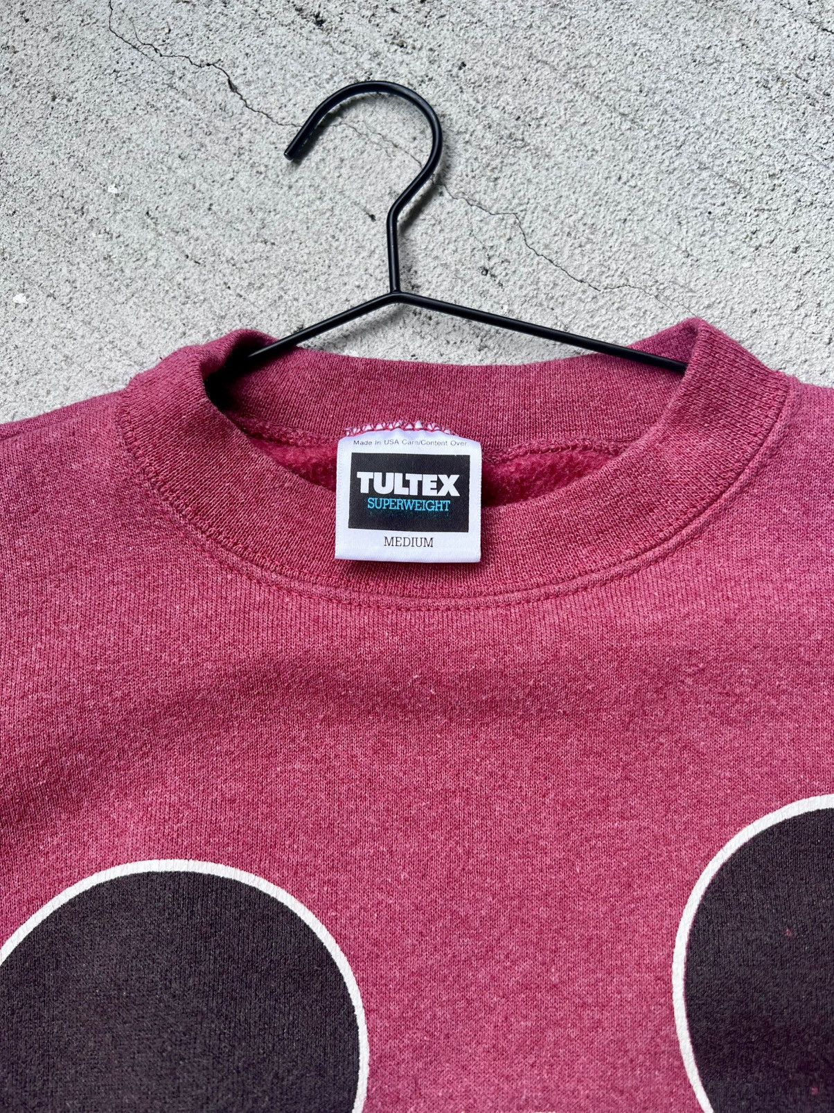 Tultex Vintage Mickey Sweatshirt 🐭 Size M / US 6-8 / IT 42-44 - 3 Thumbnail