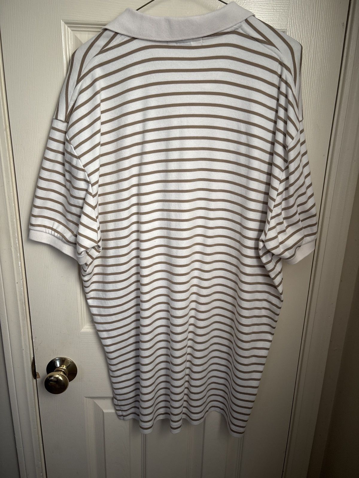 Polo Ralph Lauren Vintage Polo Ralph Lauren Beige Polo Size US XL / EU 56 / 4 - 4 Thumbnail
