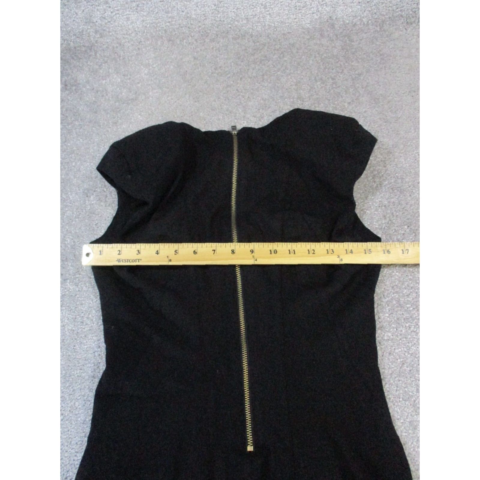 Vintage VINTAGE Helmet Lang Black Wool Blend Dress Womens Size 4 Sheath Bodycon 90s Party Size S / US 4 / IT 40 - 5 Thumbnail