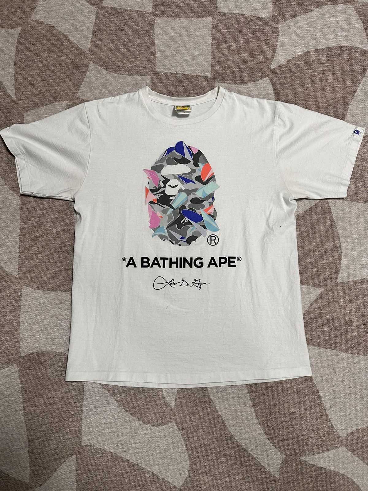 Bape BAPE x Louis de Guzman Ape Head Tee | Grailed
