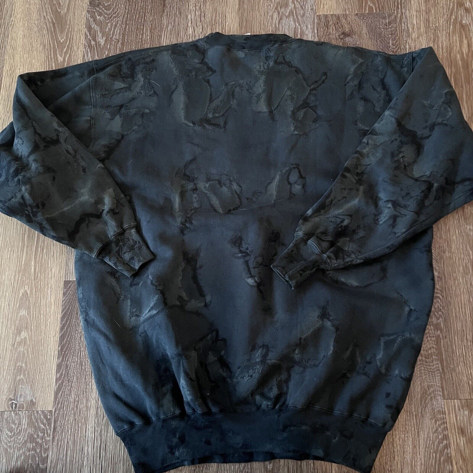 Jerzees 90s XL Men In White SnowMan Glow In Dark Sweatshirt Tie Dye Size US XL / EU 56 / 4 - 4 Thumbnail