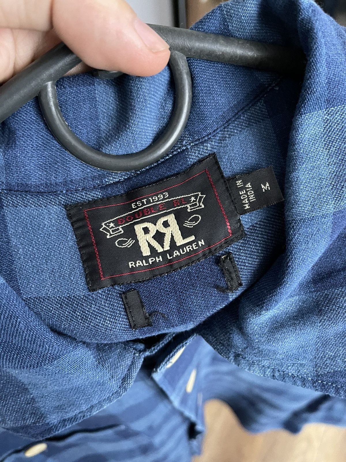 Polo Ralph Lauren Double Polo Ralph Lauren RRL Shirt Long Sleeve Checked Size US M / EU 48-50 / 2 - 10 Thumbnail