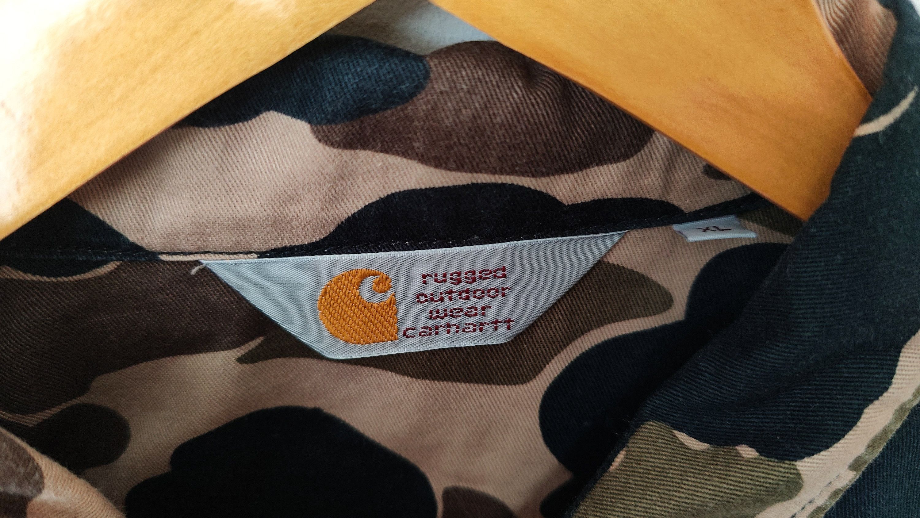 Carhartt Wip Carhartt WIP L/S Duck Camo Master Shirt Size US XL / EU 56 / 4 - 4 Thumbnail