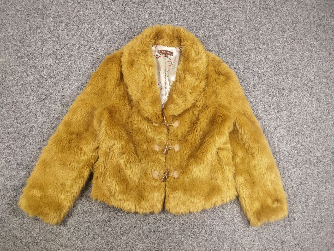 If Six Was Nine Vintage Full Mohair Fuzzy Faux Fur Fluffy Cropped Jacket OG Size M / US 6-8 / IT 42-44 - 8 Thumbnail