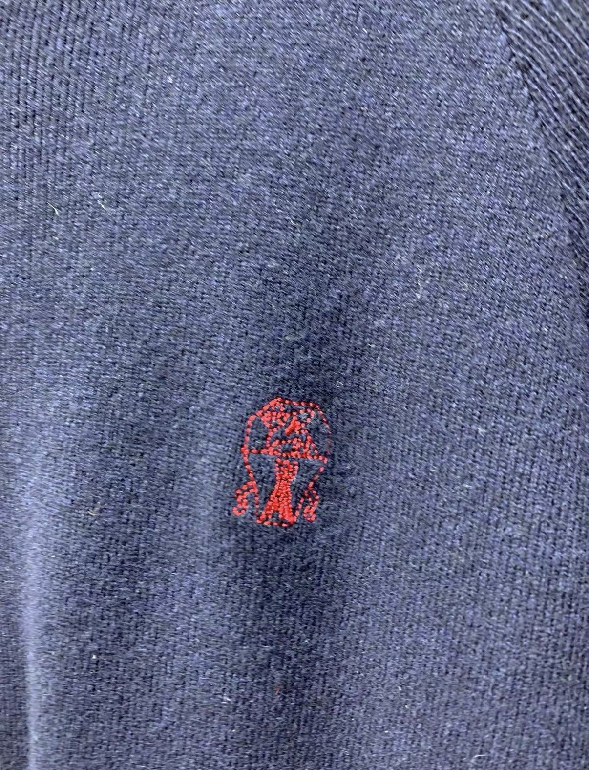 Brunello Cucinelli BRUNELLO CUCINELLI Baseball Collar Cashmere Sweater Jacket Size US XL / EU 56 / 4 - 5 Thumbnail
