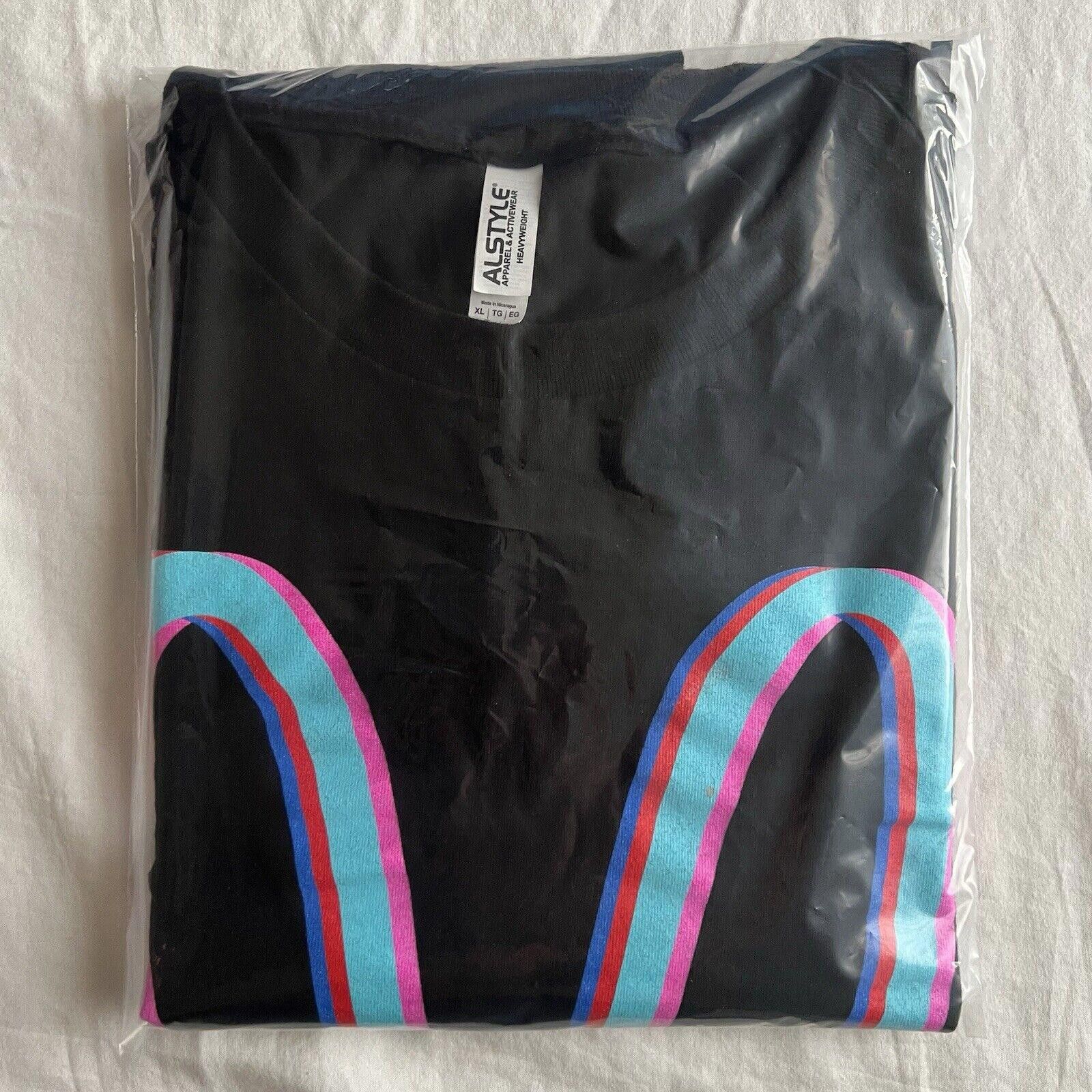 Designer Bad Bunny Worlds Hottest 2022 Tour 3D T Shirt Size XL Black Size ONE SIZE - 7 Thumbnail