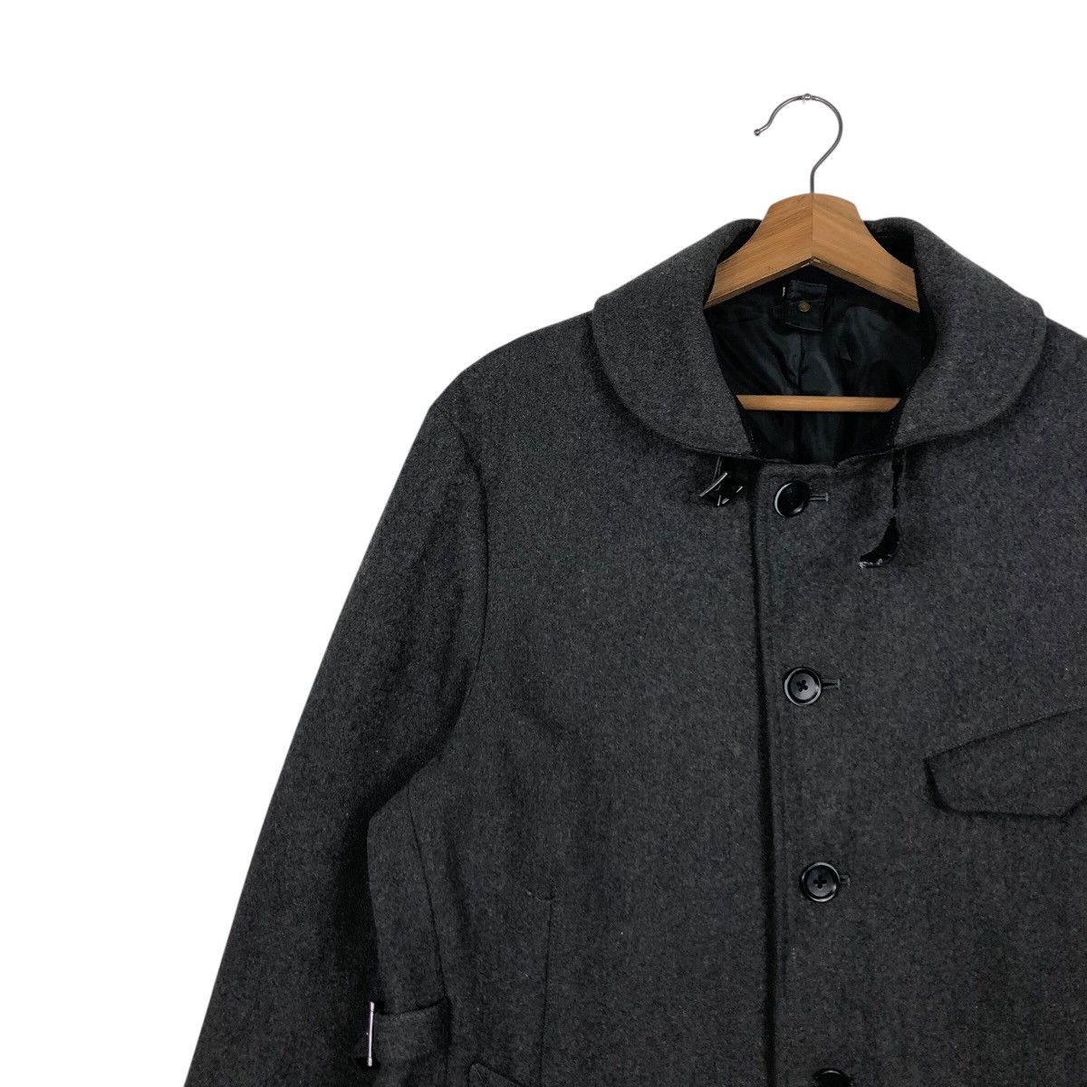 Japanese Brand × Vintage 📌Vintage Wool Biker Jacket Morgan Homme Issey Miyake Size US XL / EU 56 / 4 - 8 Thumbnail
