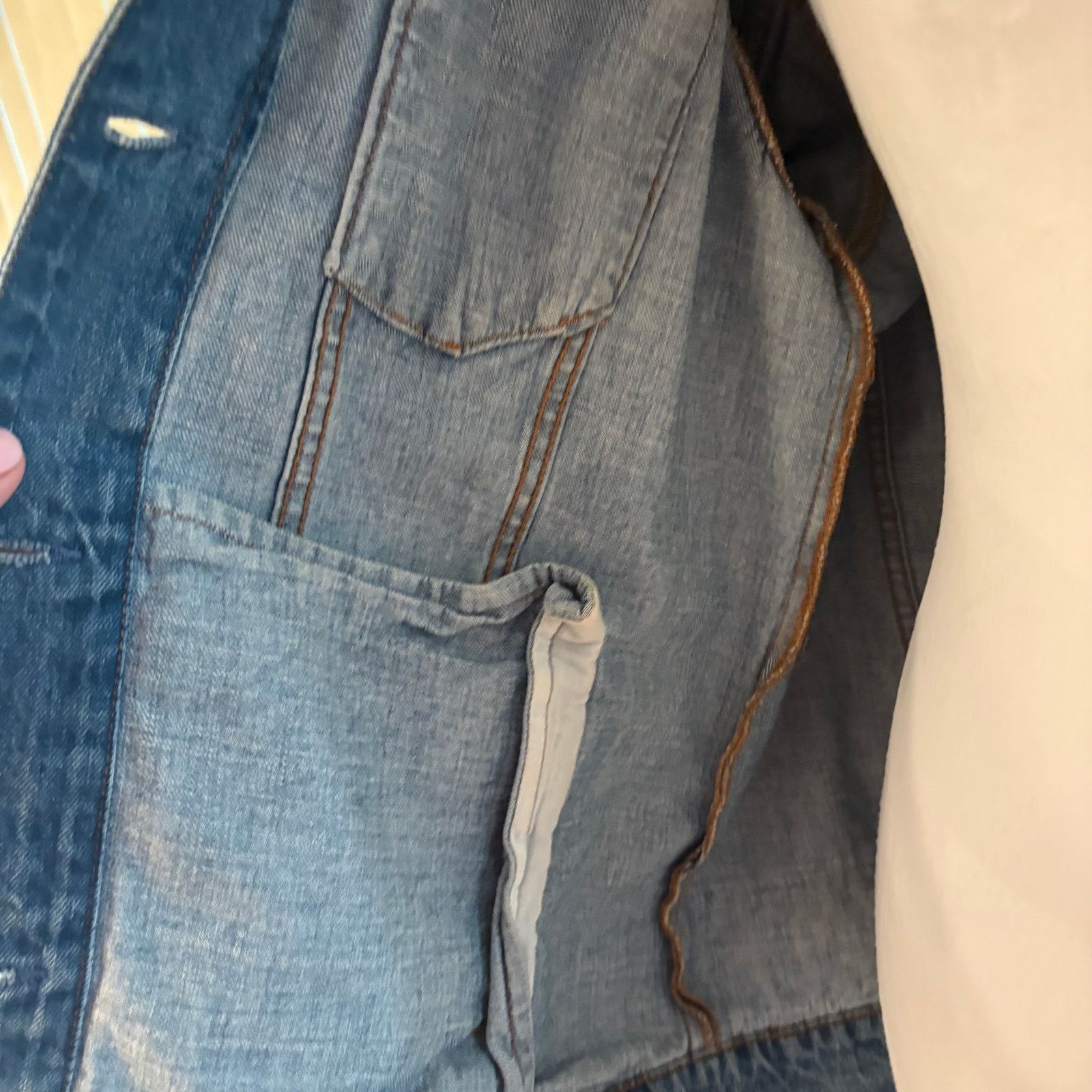 Zara Zara TRF Trafaluc Embroidered Oversized Denim Jacket M Size M / US 6-8 / IT 42-44 - 10 Thumbnail