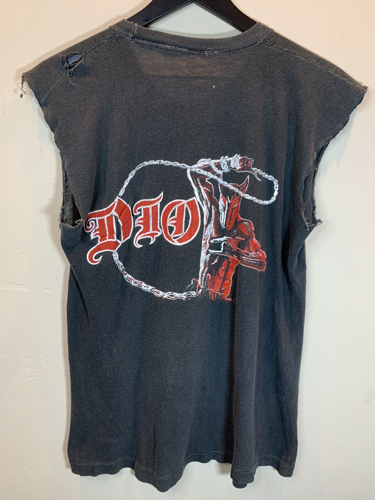 Band Tees × Vintage RARE Vintage 80’s Dio In Concert Art Single Stitch Cut Shirt Size US L / EU 52-54 / 3 - 2 Thumbnail