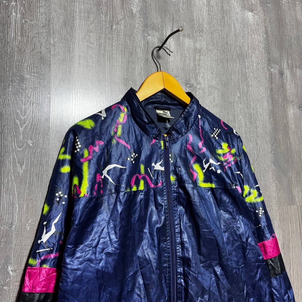Puma Vintage Puma 90s Jacket Zip Hoodie Streatwear Y2K Size US L / EU 52-54 / 3 - 2 Thumbnail